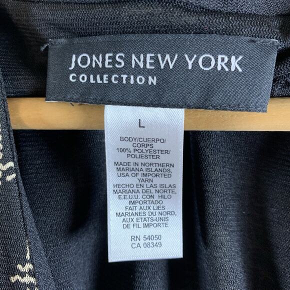 Womens Sheer Mesh‎ Faux Wrap Top Sz L Floral Y2K Evening Office Siren Sequin USA - Picture 10 of 12